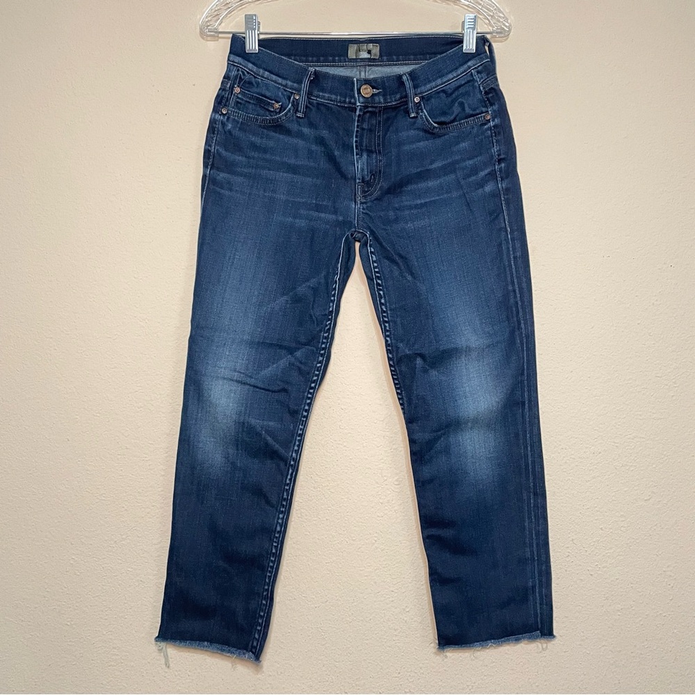 Mother Jeans THE DROPOUT Wash When the‎ Lovin' Gets Good Straight Leg Size 24
